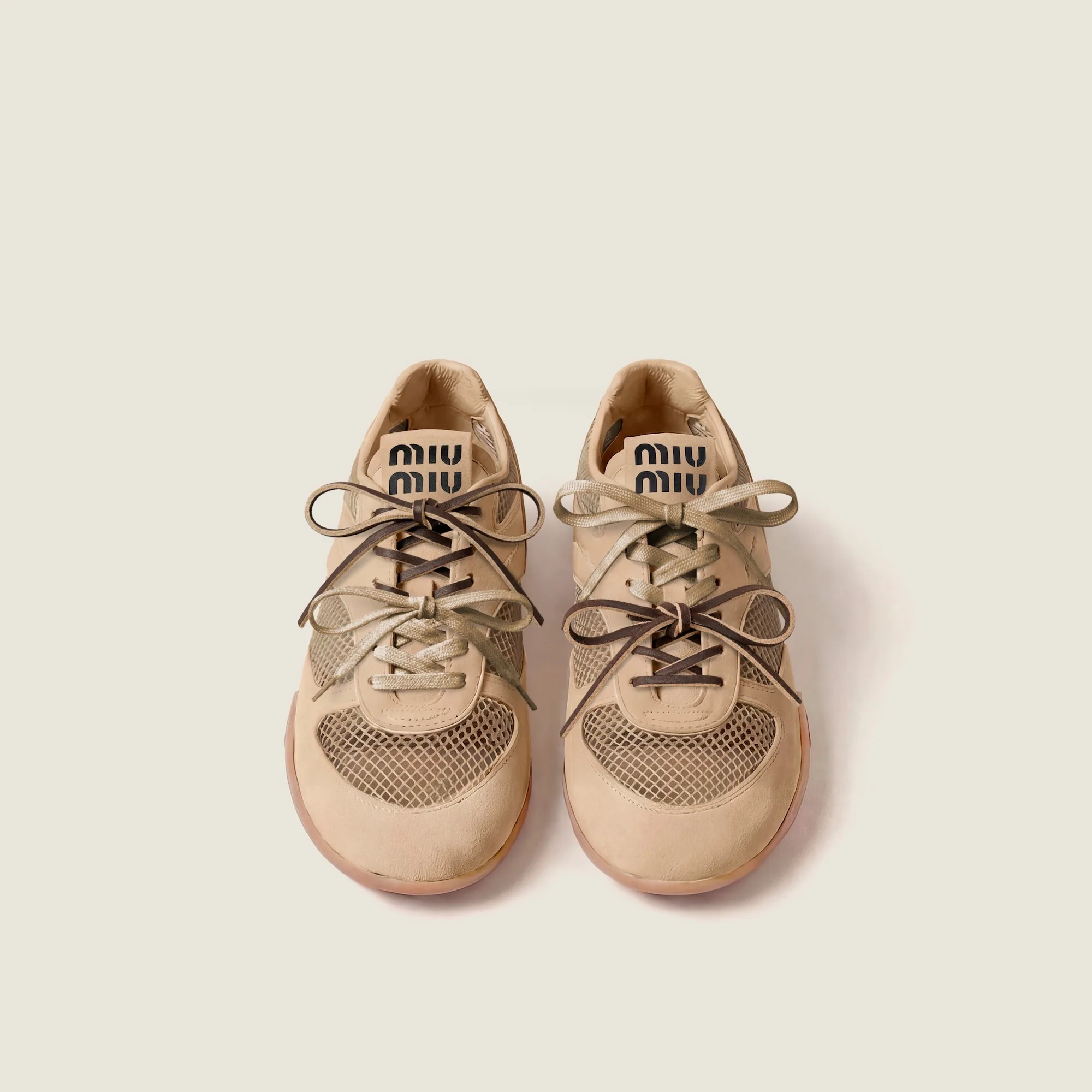 Gymnasium sneakers top view